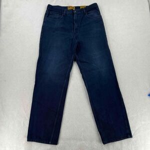 Ross Thomson Jeans Men's Size 34X30 Regular Straight Blue Denim Cotton Pants